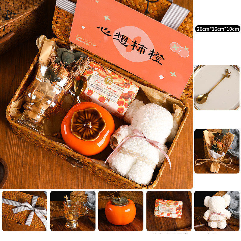 Creative Persimmon Light Luxury Gift Box Set Image 9