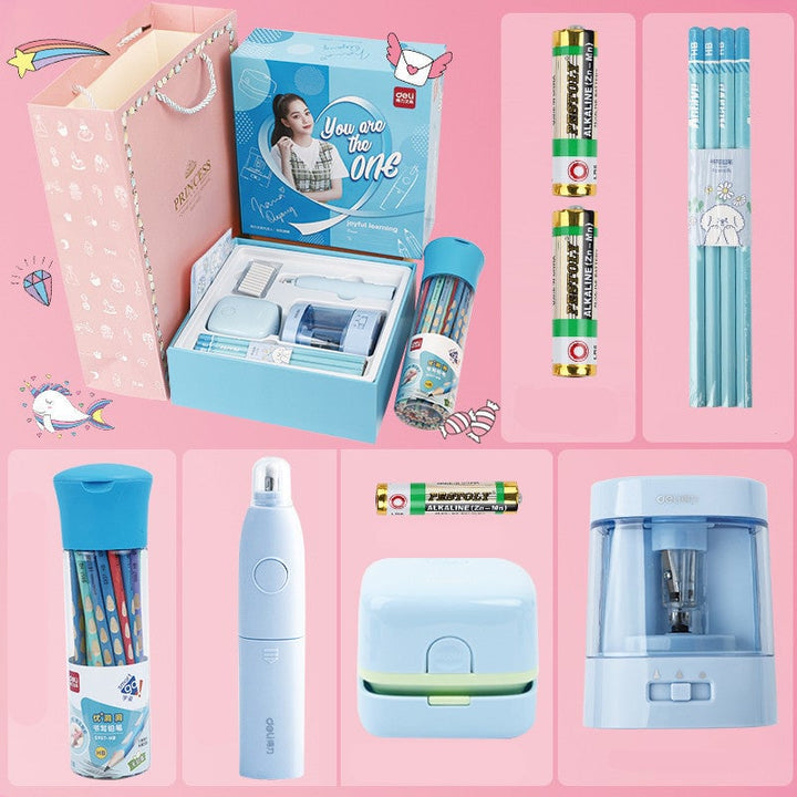 Deli Learning Stationery Set Gift Box Learning Supplies Gift Bag Image 1