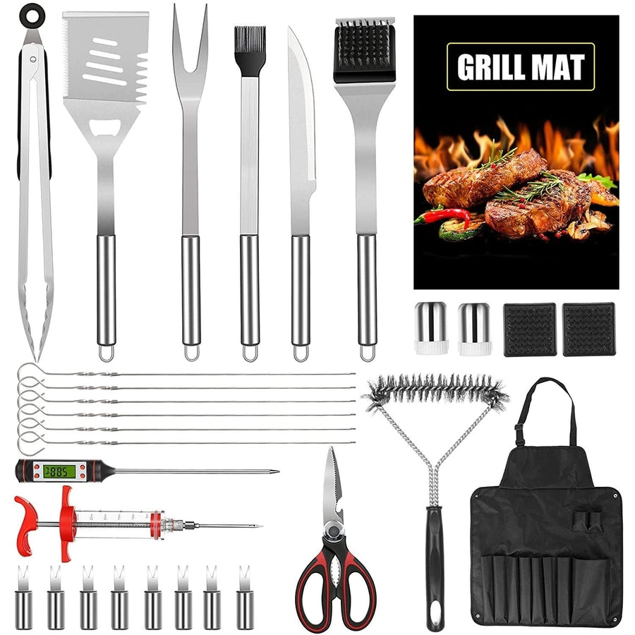 30-piece Set Of Skirt Bag Baking Set BBQ Tools Combination Apron Gift Set Image 1