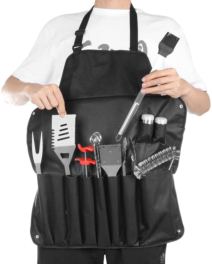 30-piece Set Of Skirt Bag Baking Set BBQ Tools Combination Apron Gift Set Image 4