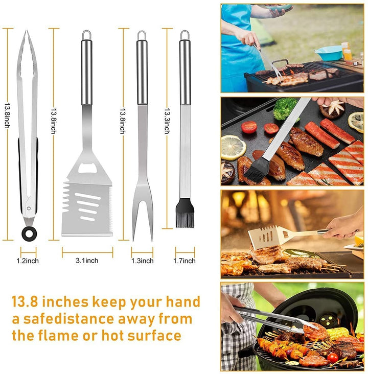 30-piece Set Of Skirt Bag Baking Set BBQ Tools Combination Apron Gift Set Image 5