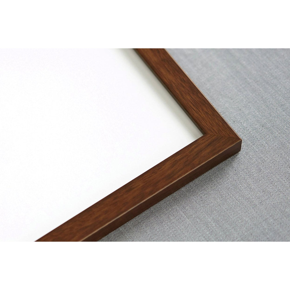 A1 Frame Brown Mahogany Wood 23.5x33.25 UV Acrylic Display Picture Frame Image 2