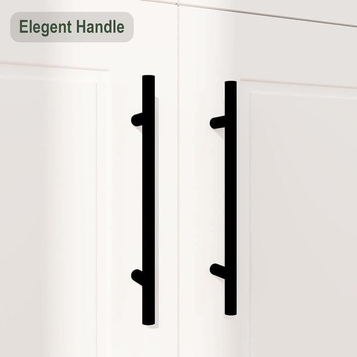 Wood Wardrobe Closet 71" High with Hanging Rod White Armoire Storage Solution Image 6