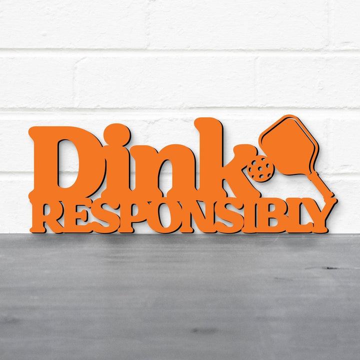 Spunky Fluff Dink Responsibly Pickleball Decorative Wall Art 15 Colors Image 3