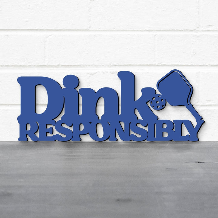 Spunky Fluff Dink Responsibly Pickleball Decorative Wall Art 15 Colors Image 7