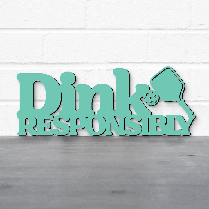 Spunky Fluff Dink Responsibly Pickleball Decorative Wall Art 15 Colors Image 8