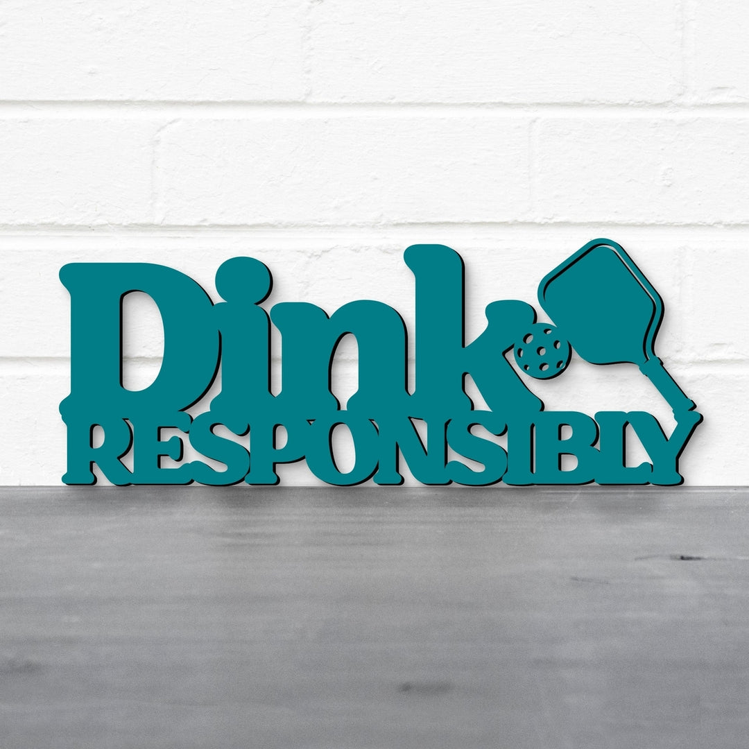 Spunky Fluff Dink Responsibly Pickleball Decorative Wall Art 15 Colors Image 9