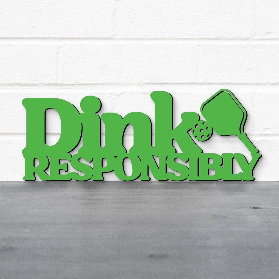 Spunky Fluff Dink Responsibly Pickleball Decorative Wall Art 15 Colors Image 10