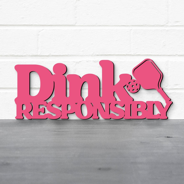 Spunky Fluff Dink Responsibly Pickleball Decorative Wall Art 15 Colors Image 12