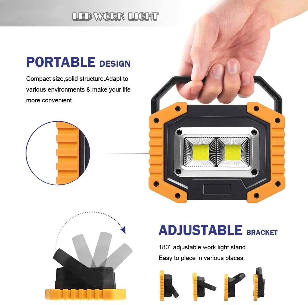 300W Portable LED Spotlight Image 4