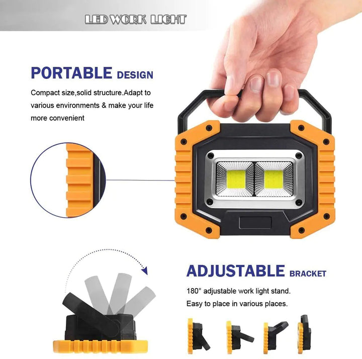 300W Portable LED Spotlight Image 4