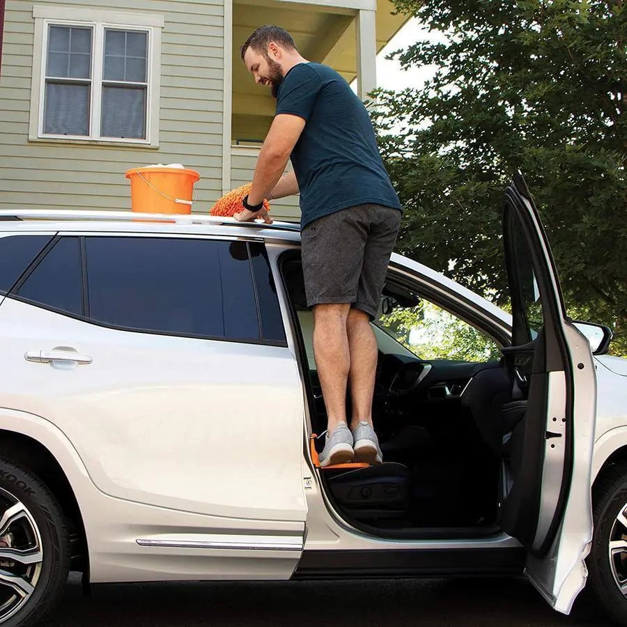 Multifunction Foldable Car Roof Rack Step Image 1