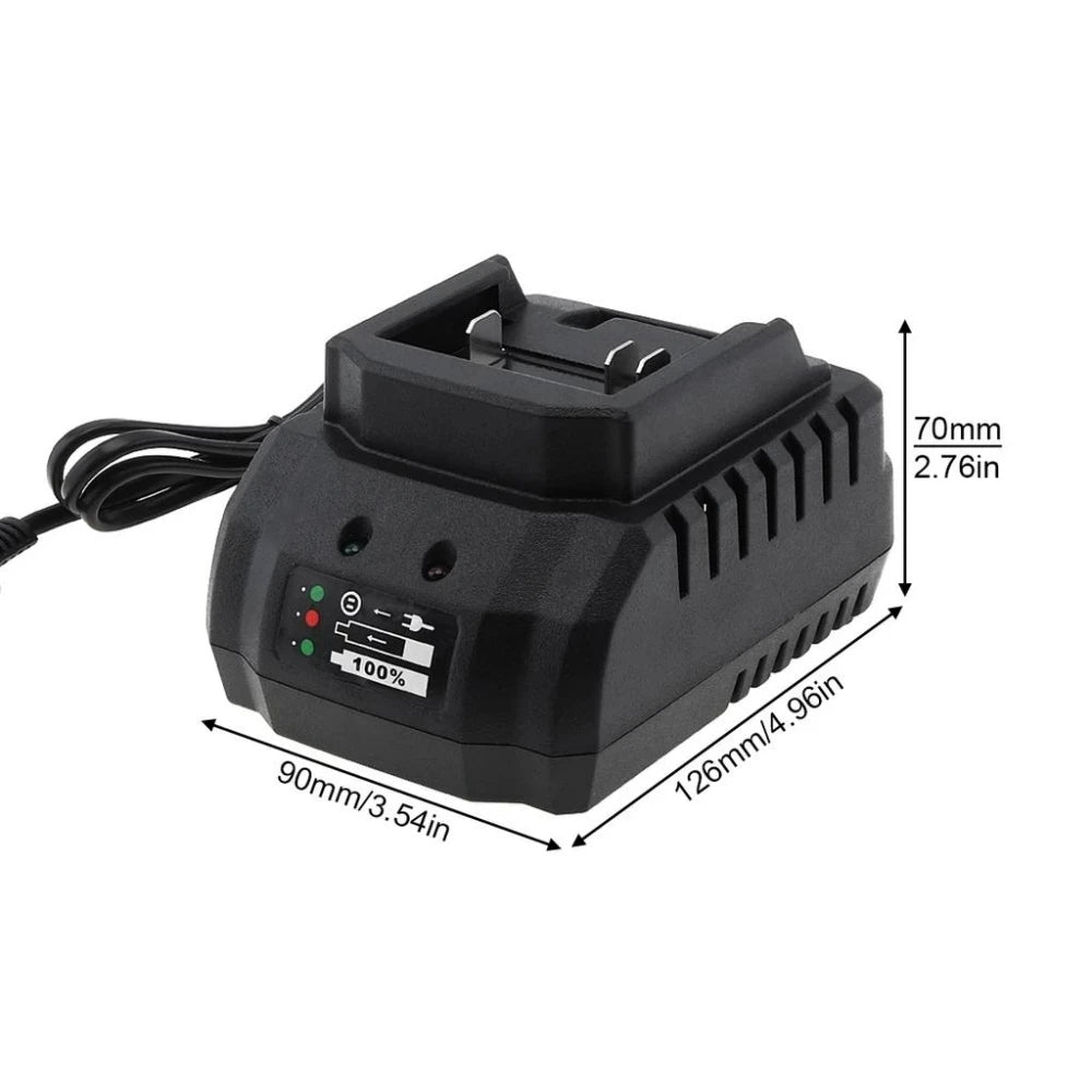 Makita Battery Charger 18V 21V Li-ion Replacement BL1415 BL1860 LED Indicator Image 6