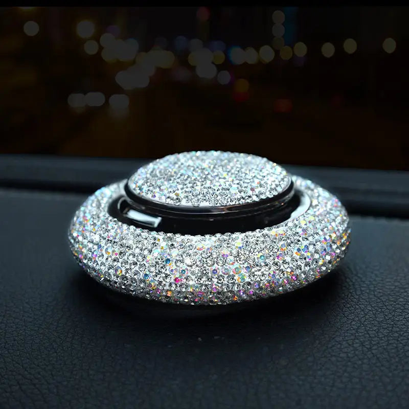 Crystal Diamond Car Air Freshener Solid Perfume Image 3