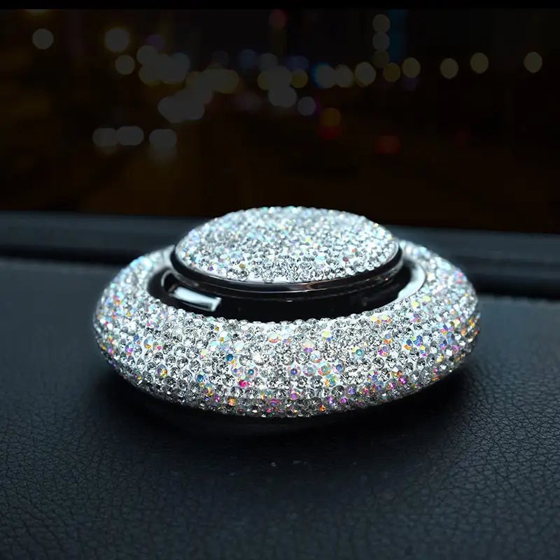 Crystal Diamond Car Air Freshener Solid Perfume Image 1