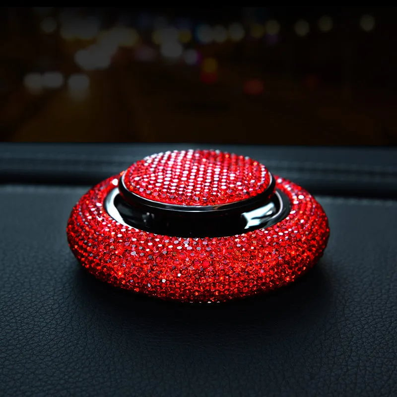 Crystal Diamond Car Air Freshener Solid Perfume Image 1