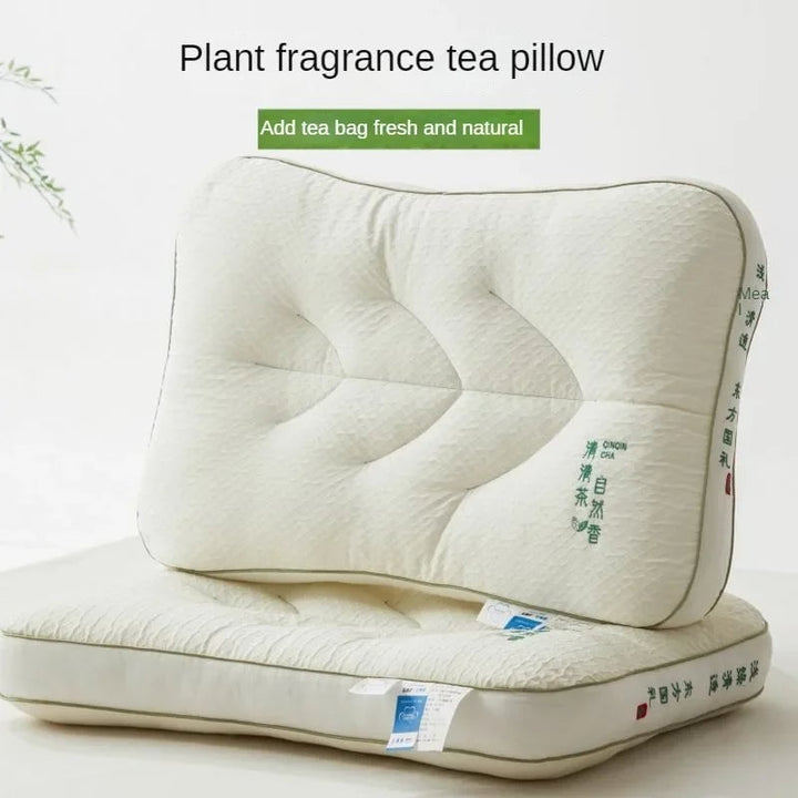 Herbal tea fragrance pillow core home cervical spine shaped pillow Image 2