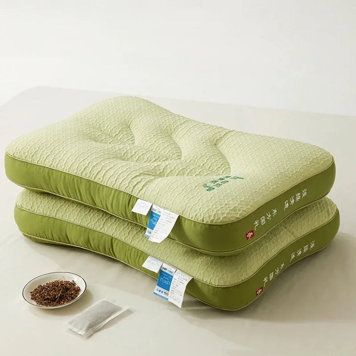 Herbal tea fragrance pillow core home cervical spine shaped pillow Image 3