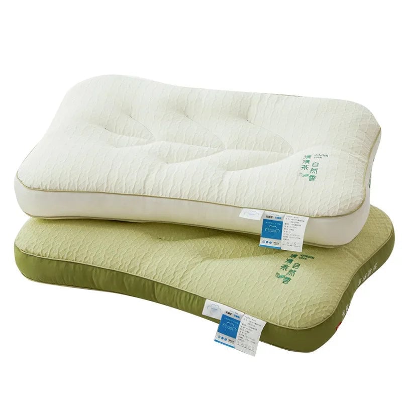 Herbal tea fragrance pillow core home cervical spine shaped pillow Image 5