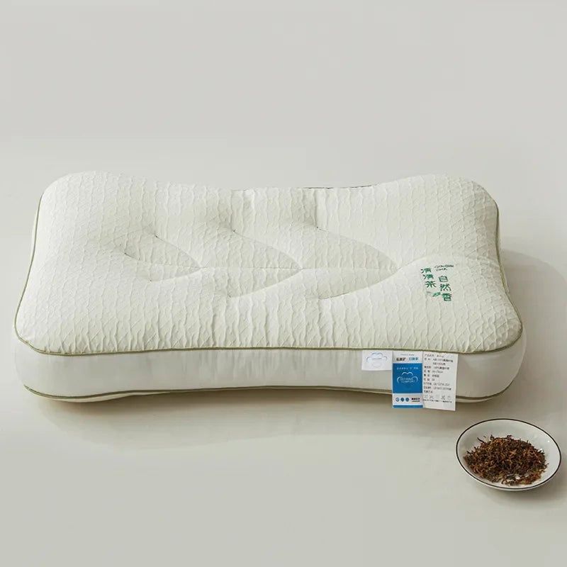 Herbal tea fragrance pillow core home cervical spine shaped pillow Image 7