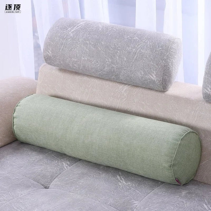 Pillow Neck Roll Round Cervical Bolster Cylinder Sleeping Pillows Image 2