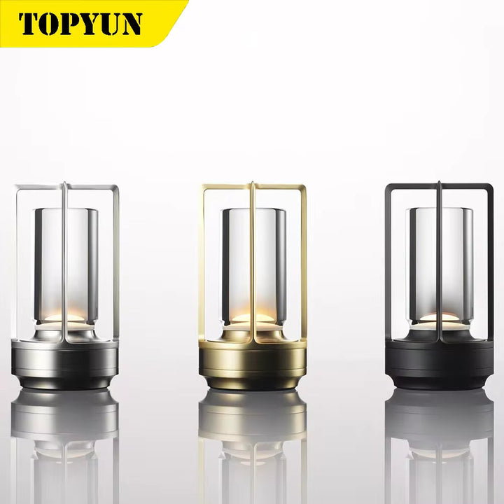 Rechargeable Crystal Lamp Bedside Table Bedroom Led Touch Table Lamp Restaurant Decoration Atmosphere Night Light Image 2