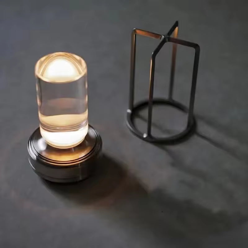 Rechargeable Crystal Lamp Bedside Table Bedroom Led Touch Table Lamp Restaurant Decoration Atmosphere Night Light Image 4