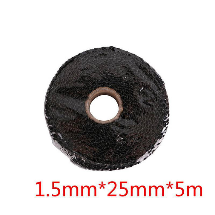 QIYOU 5m Car Exhaust Pipe Wrap Insulation Glass Fiber Heat Shield High Temp Roll Image 7