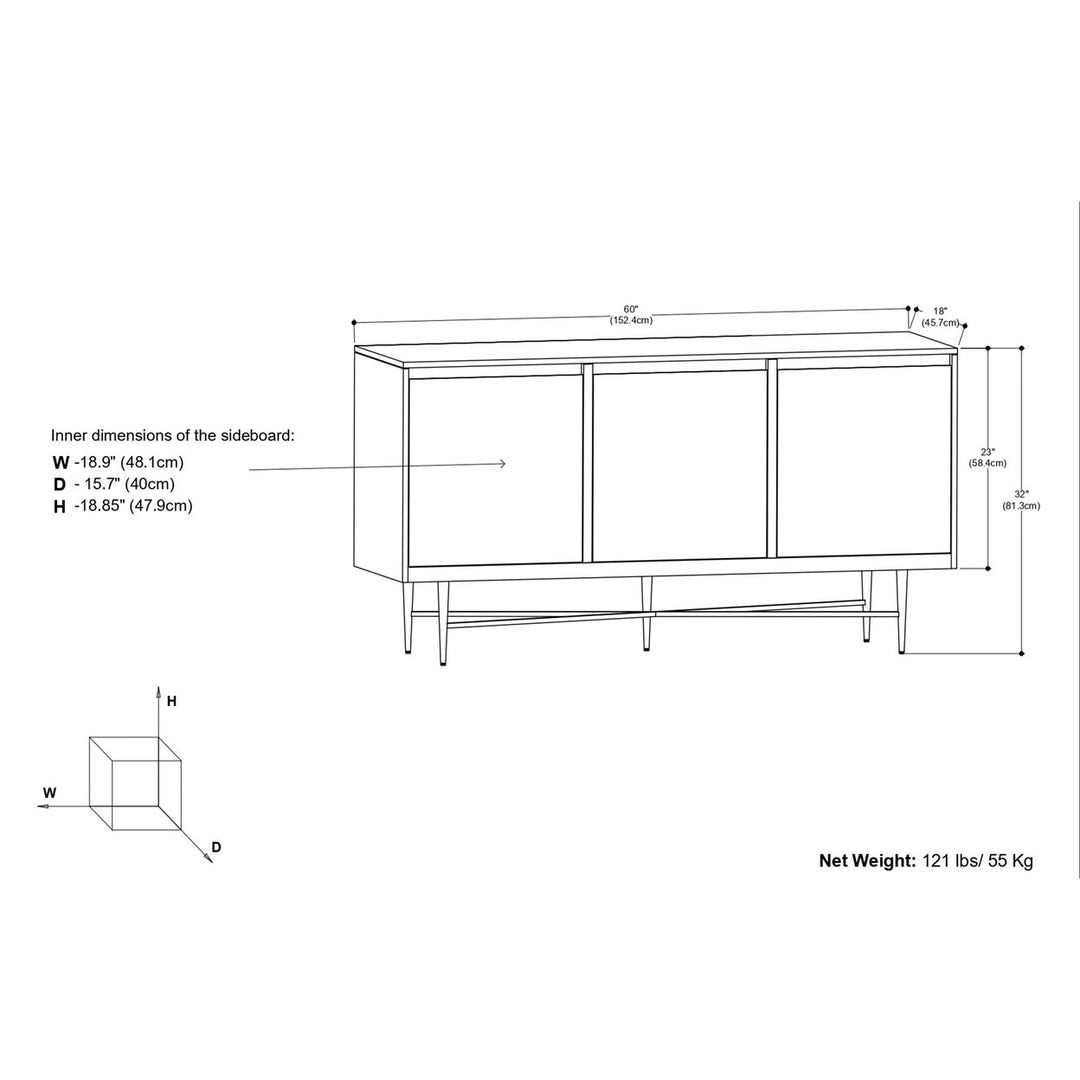 Fallon Sideboard Buffet Image 12