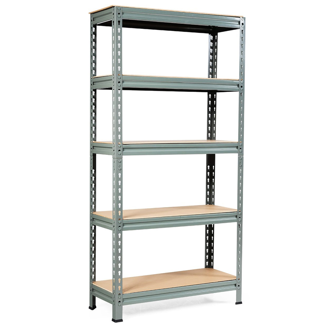 Costway 5-Tier Metal Storage Shelves 60 Garage Rack W/Adjustable Shelves Image 3