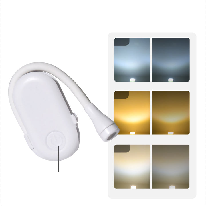 Mini Book Light Portable Clip Night Lights Usb Charging Led Dimmable Bedroom Eye Protect Camping Led Clip 360 Flip Book Image 6