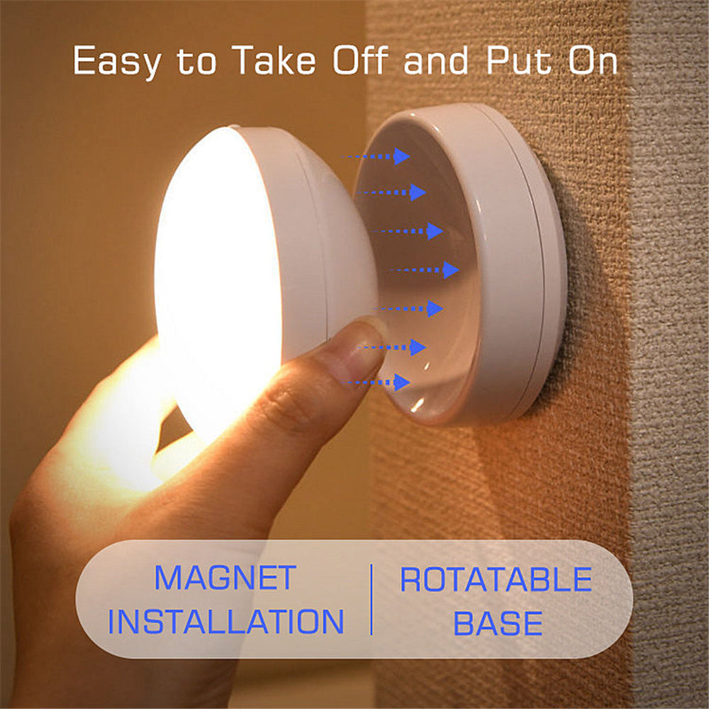 PIR Motion Sensor LED Night Light Wireless Rechargeable Under Cabinet 3000K 6500K Image 3