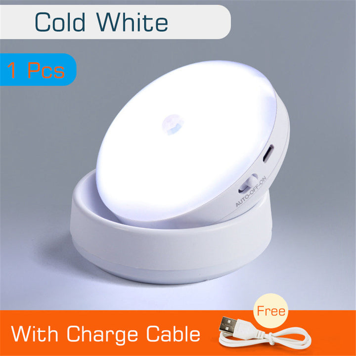 PIR Motion Sensor LED Night Light Wireless Rechargeable Under Cabinet 3000K 6500K Image 7