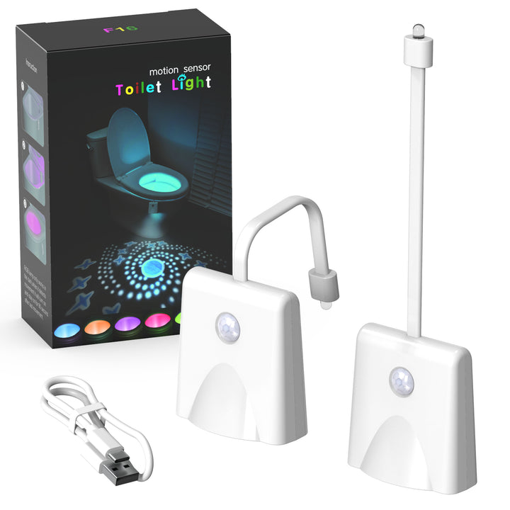 Toilet Night Light Motion Activated LED 7 Color Changing Waterproof Lamp Image 8