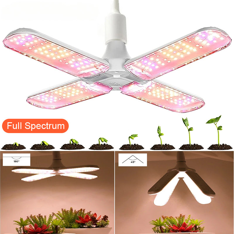 SMD2835 E27 Full Spectrum LED Grow Light 24W/36W/48W Indoor Plant Lamp Image 1