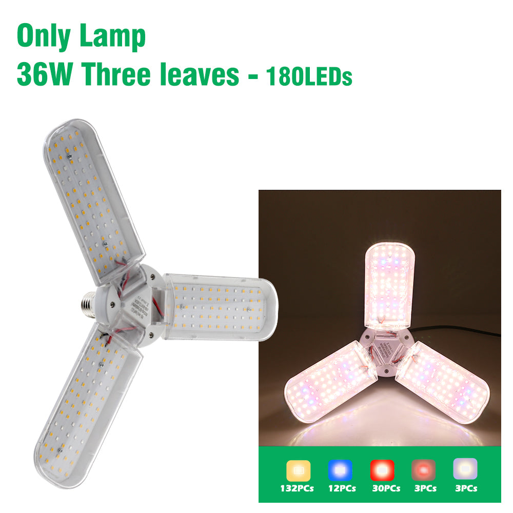 SMD2835 E27 Full Spectrum LED Grow Light 24W/36W/48W Indoor Plant Lamp Image 3