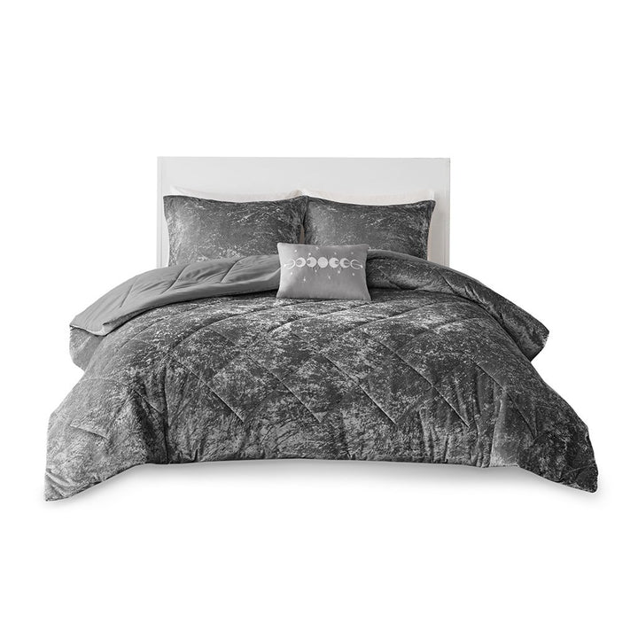 Gracie Mills Eirlys Velvet Comforter Set - GRACE-11993 Image 1