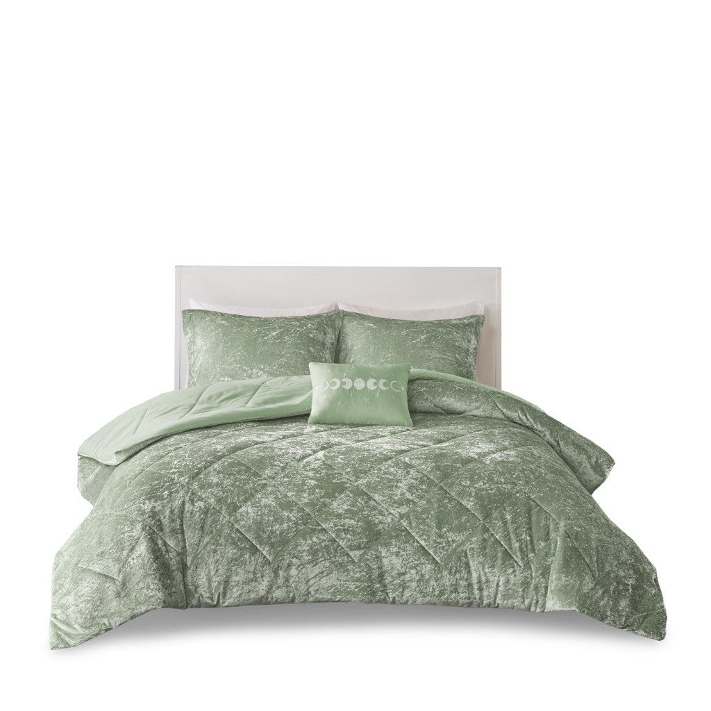 Gracie Mills Eirlys Velvet Comforter Set - GRACE-11993 Image 10