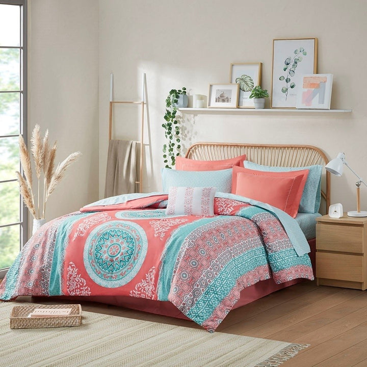 Gracie Mills Yvonne 8-Piece Boho Medallion Comforter Set with Sheets - GRACE-8783 Image 5