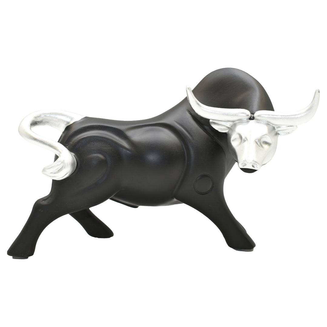 Adam and Friends Strong Bull Sculpture 3D Resin Art 1-Piece Image 1