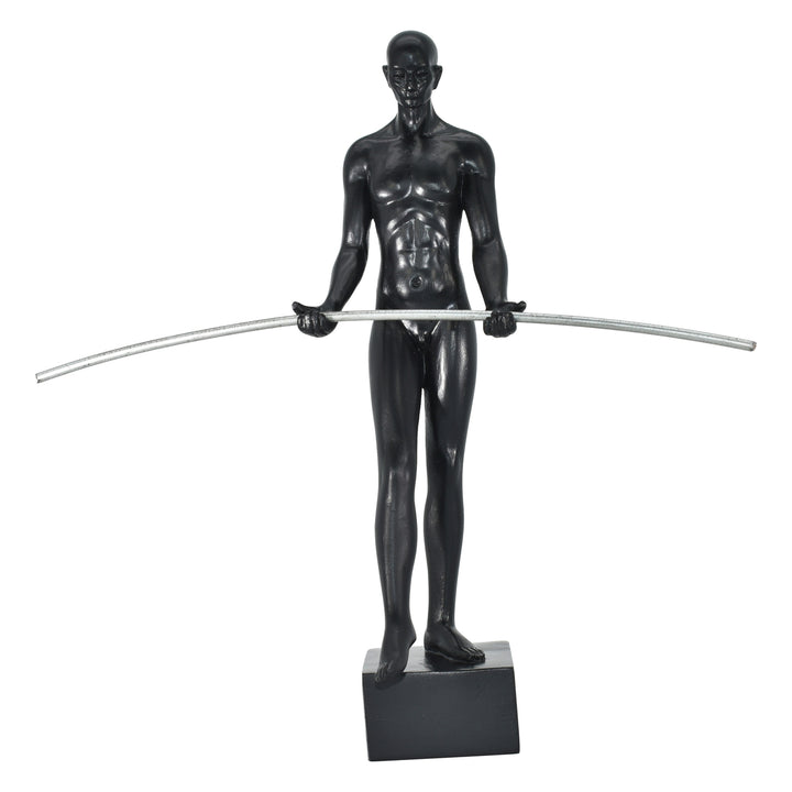 Adam and Friends Tight-Rope Walker Black Base Sculpture 1-Piece Image 1