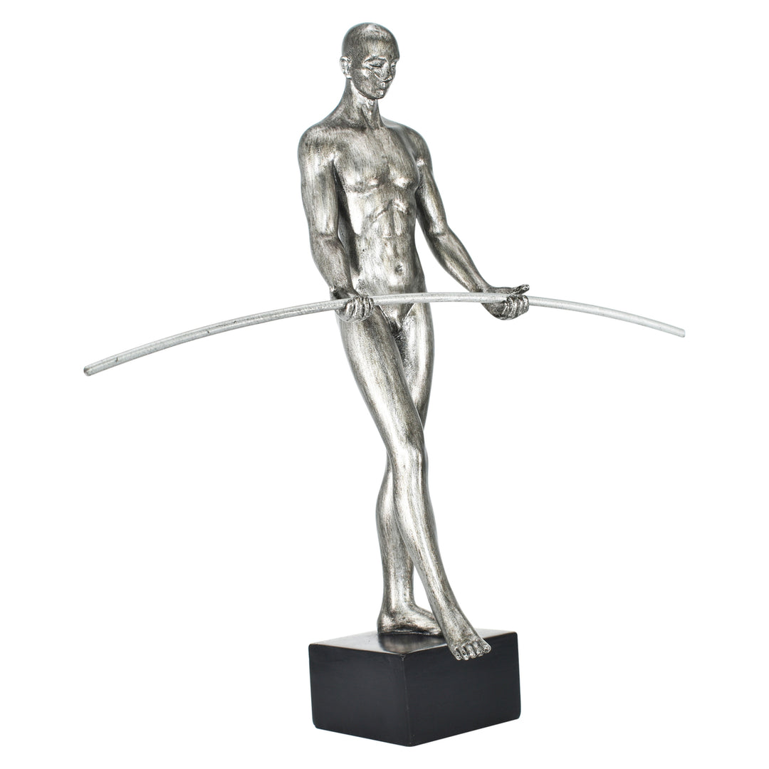 Adam and Friends Tight-Rope Walker Black Base Sculpture 1-Piece Image 6