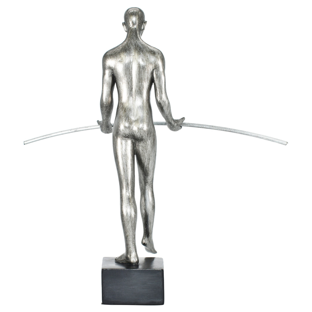 Adam and Friends Tight-Rope Walker Black Base Sculpture 1-Piece Image 12