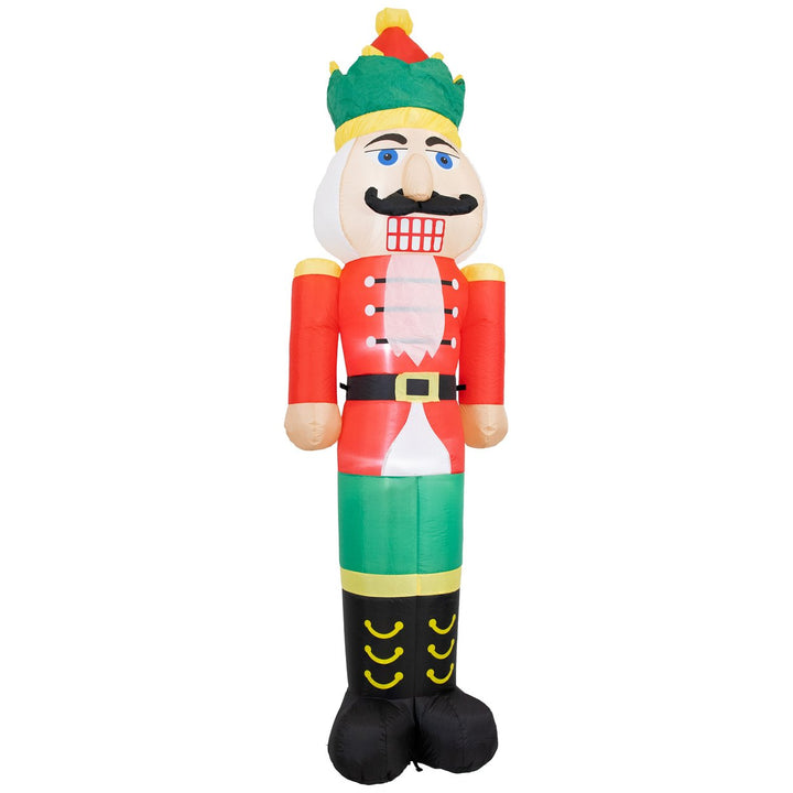 Sunnydaze 8 ft Nathaniel the Nutcracker Inflatable Christmas Decoration Image 2