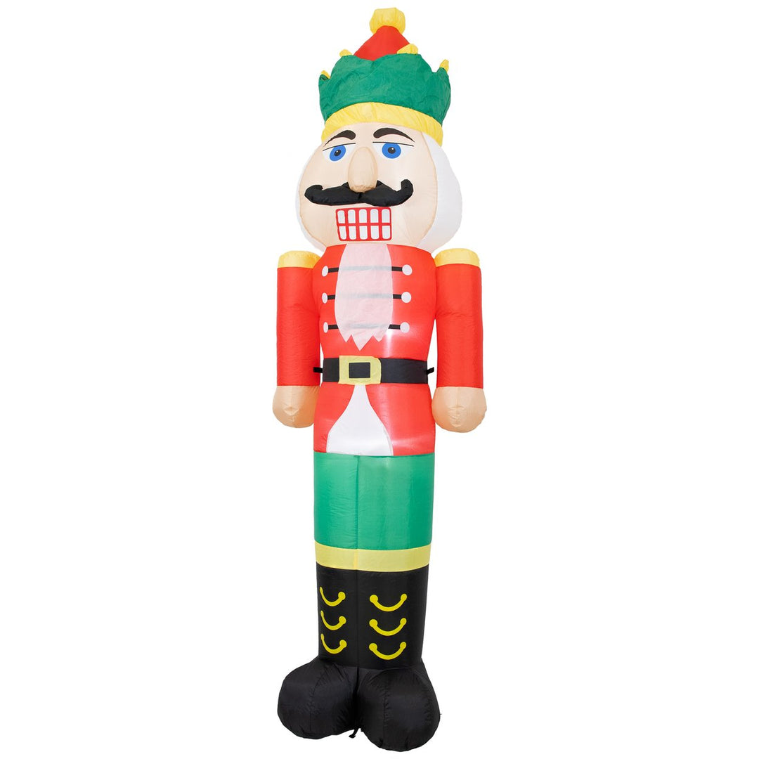 Sunnydaze 8 ft Nathaniel the Nutcracker Inflatable Christmas Decoration Image 8