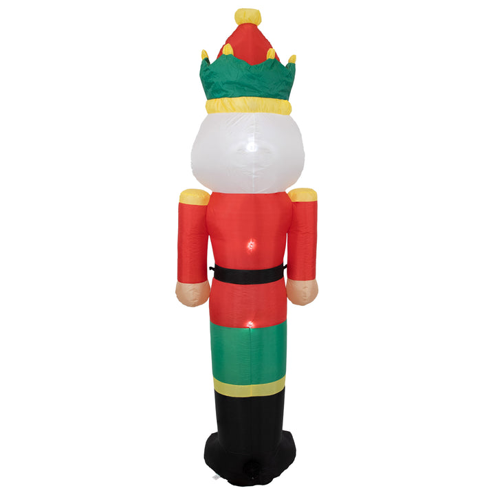 Sunnydaze 8 ft Nathaniel the Nutcracker Inflatable Christmas Decoration Image 5