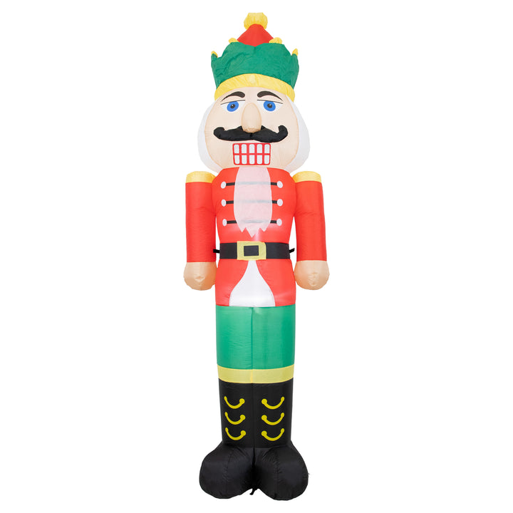 Sunnydaze 8 ft Nathaniel the Nutcracker Inflatable Christmas Decoration Image 7