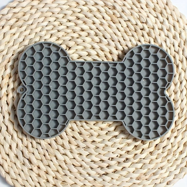 Silicone Dog Lick Pad Slow Feeder for Small Dogs Cats Peanut Butter Feeding Mat Image 3