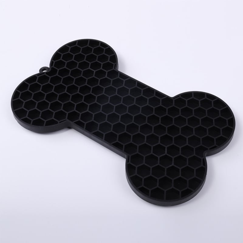 Silicone Dog Lick Pad Slow Feeder for Small Dogs Cats Peanut Butter Feeding Mat Image 1