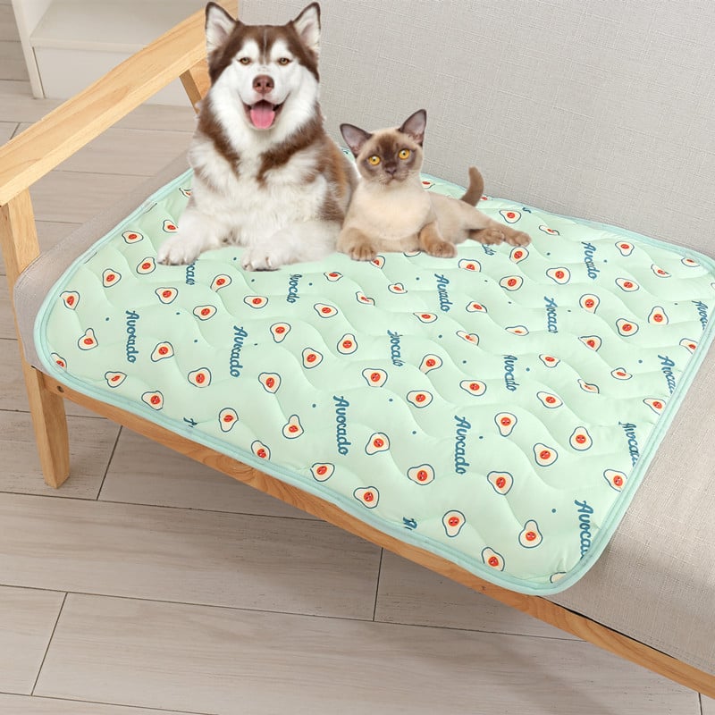 Dog Mat Cooling Summer Pad Mat for Dogs Cat Blanket Sofa Breathable Pet Dog Bed Summer Washable for Small Medium Large Image 1